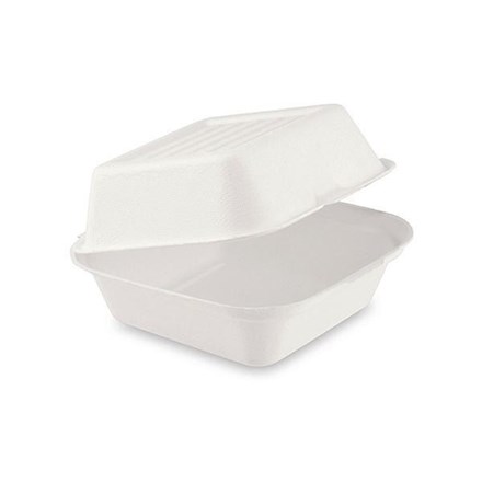 Cutie PrimeSource Burger din trestie de zahăr 15 x 15 cm 50 buc