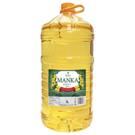 Ulei de rapiță Manka FABIO PRODUCT 5 l PET