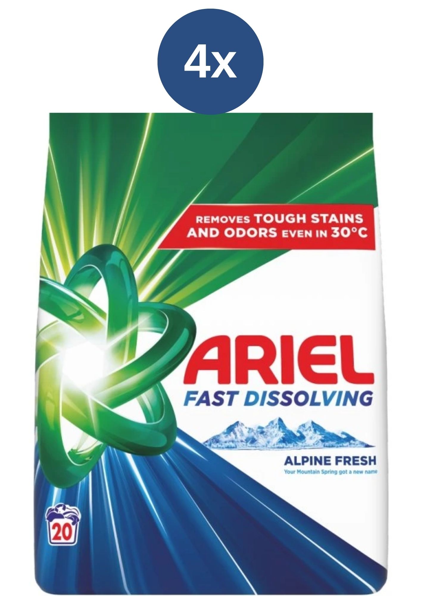 Pudră Ariel 4x20PD Izvor de Munte