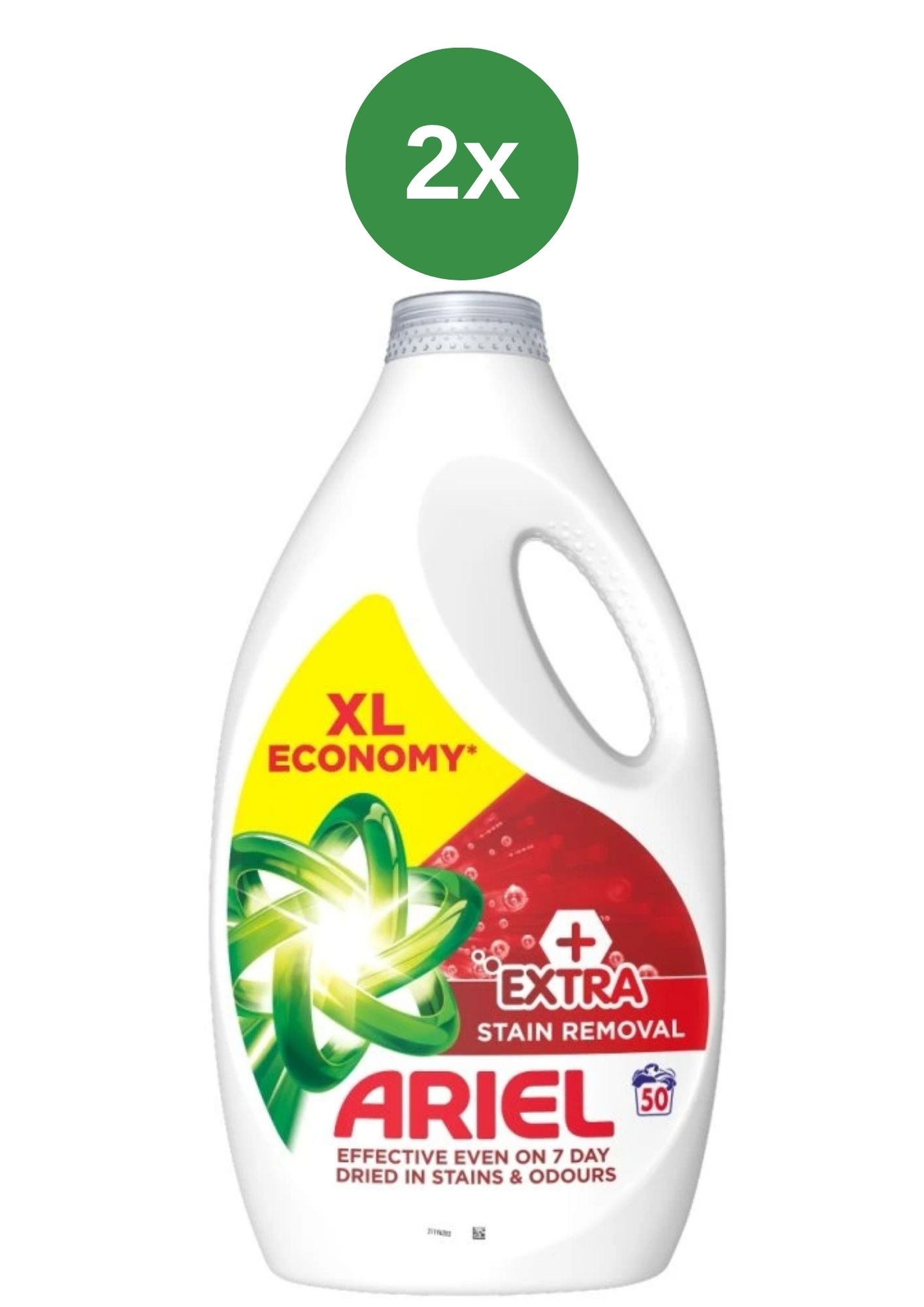 Ariel Plus gel Extra Curat 2x2.25l/50pd