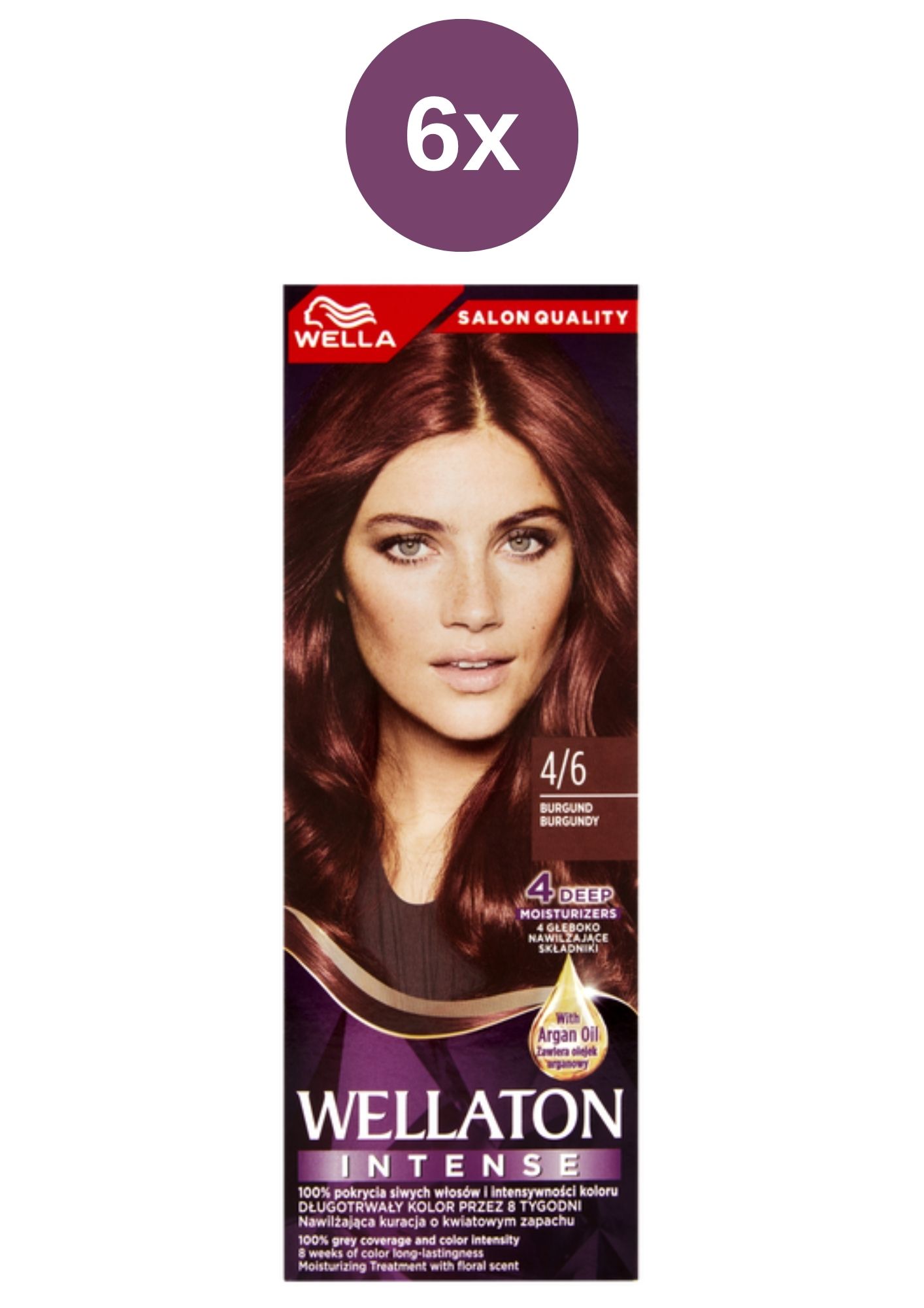 Wellaton Intense 6x, 4/6 vișiniu