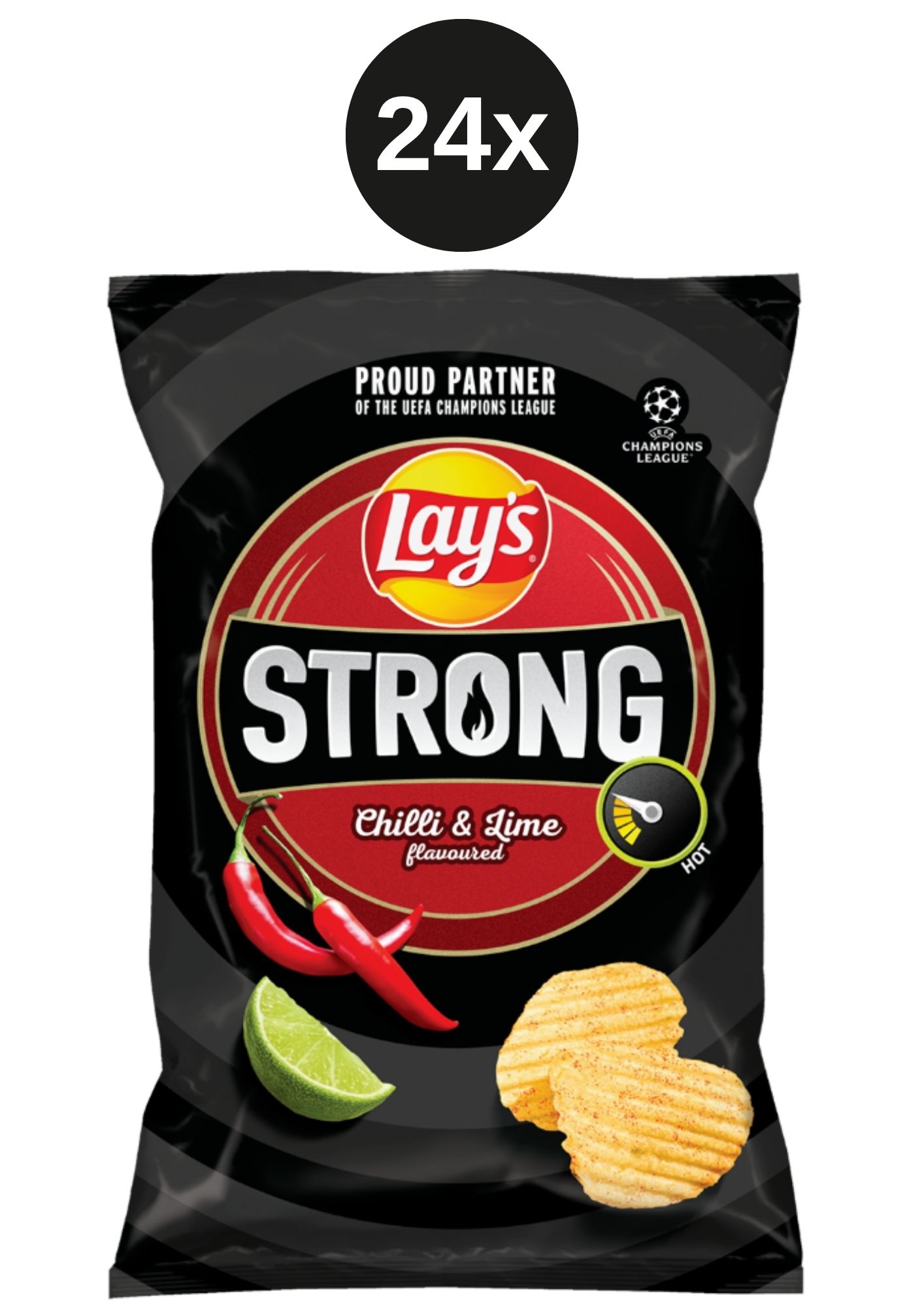 Lays Strong Chilli/Lime 24x120g
