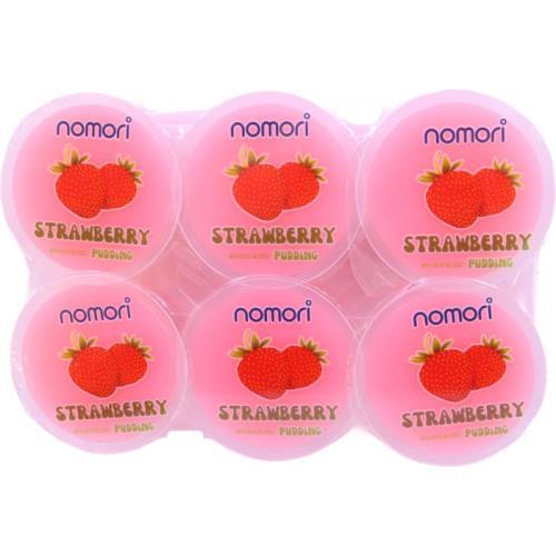 Budincă de căpșuni NOMORI cu nata de cocos 72g
