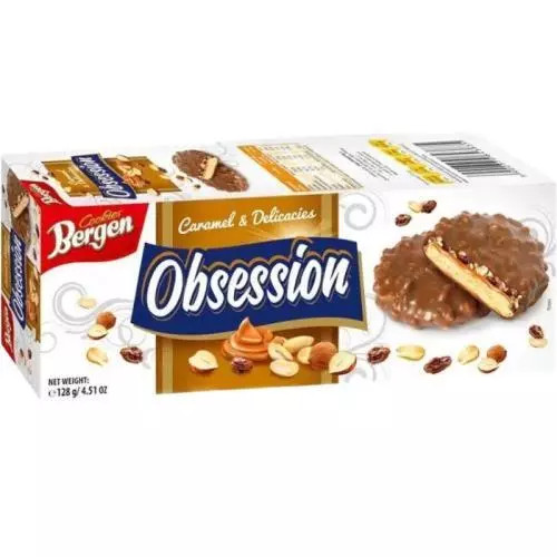 Fursecuri Bergen Obsession 128g caramel și delicatese clasice 128g