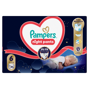 Pampers Pants Night MBox S6 (80 buc/cutie)