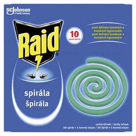 Spiră anti-țânțari Raid 10 buc.