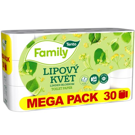 Hârtie igienică floare de tei 3 straturi 30 buc