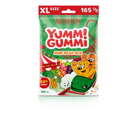 Mix de mini-ursuleți Yummi Gummi 165 g