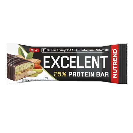 NUTREND Excelent Baton proteic cu migdale și fistic 40 g