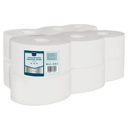 Hârtie igienică reciclată METRO PROFESSIONAL Jumbo, 2 straturi, 19 cm, 120 m, 12 buc.