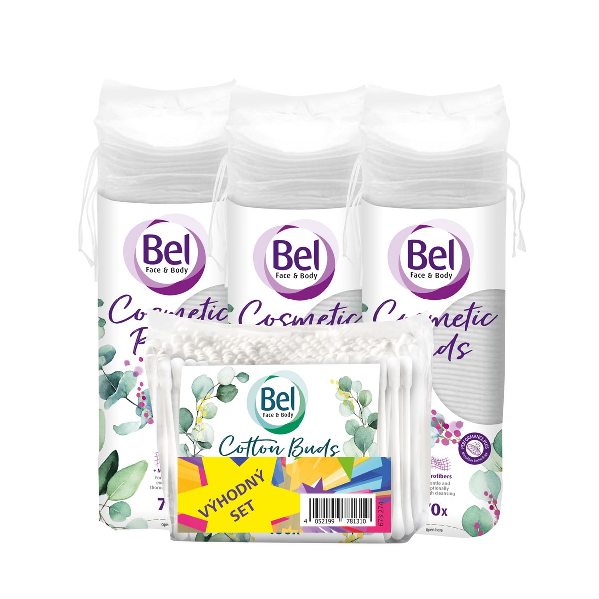 BEL Face & Body + stick-uri 160 buc