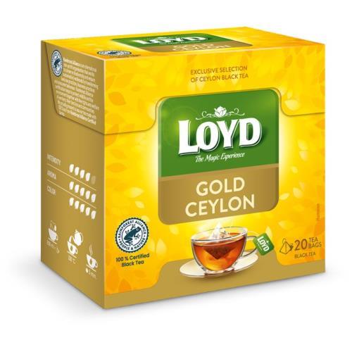 Ceai Loyd piramidă auriu Ceylon 40g