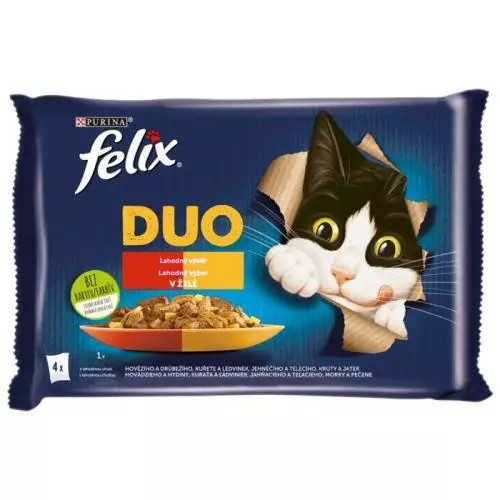 Felix Fantastic pliculeț cu selecție de carne MP Duo @4x85g