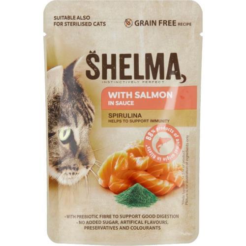 Pungă Shelma de somon + spirulină pentru 85g