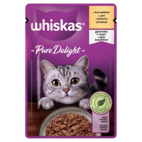 Caserolă plic Whiskas + pui 85g