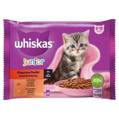 Pliculețe Whiskas MP Junior Classic Selection @4x85g