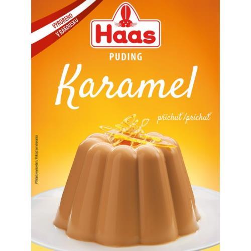 Budincă HAAS cu aromă de caramel 37g