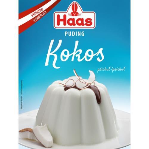 Budincă HAAS cu aromă de cocos 37g
