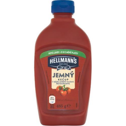 Ketchup ușor Hellmanns 485g