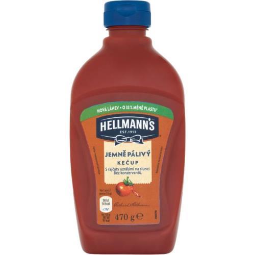 Ketchup ușor picant Hellmans 470g