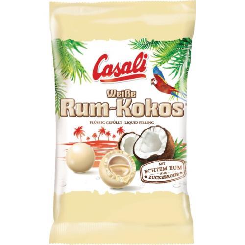 Casali dragée rom+cocos alb 100g