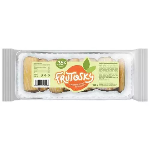 Rulouri Frutosky cu aromă de caise 240g