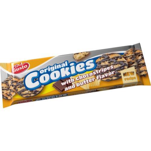 Prajituri Gusto chocostripes unt 100g