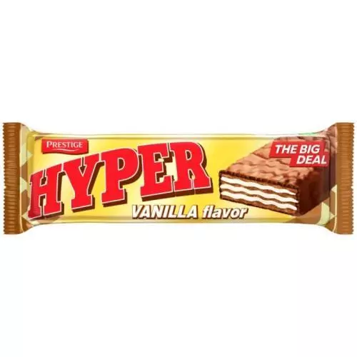 Napolitană Hyper vanilie 50g