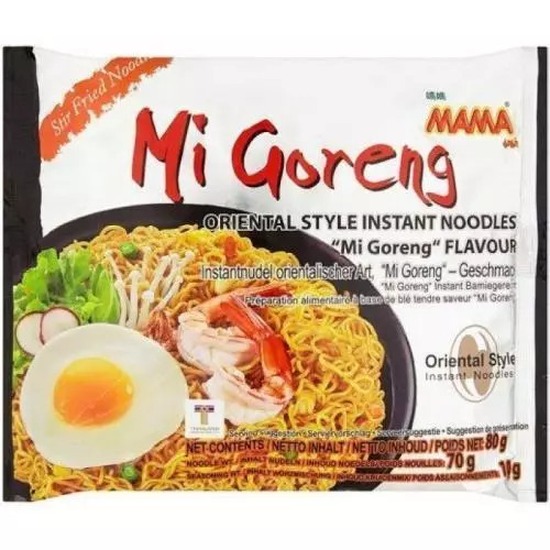 Tăiței instant MAMA cu aromă de mi-goreng 80g