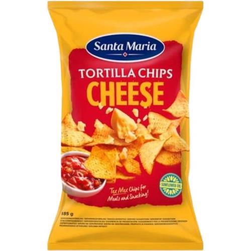 Chipsuri tortilla Santa Maria cu brânză 185g