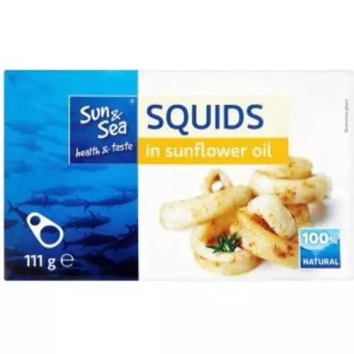 Calamari Sun&Sea în ulei vegetal 111g