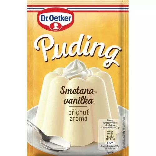 Budincă Dr. Oetker cu cremă originală de vanilie 37g