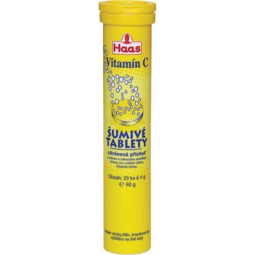 Tablete efervescente Haas cu vitamina C 80g