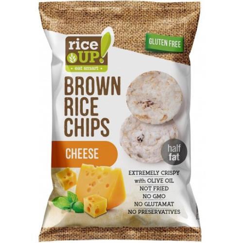 Chipsuri de orez Rice Up cu brânză 60g