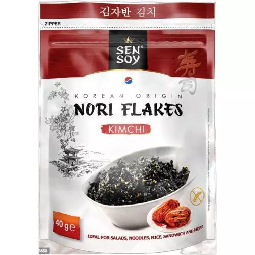 SEN SOY Fulgi de Nori Teriyaki cu aromă de Kimchi 40g