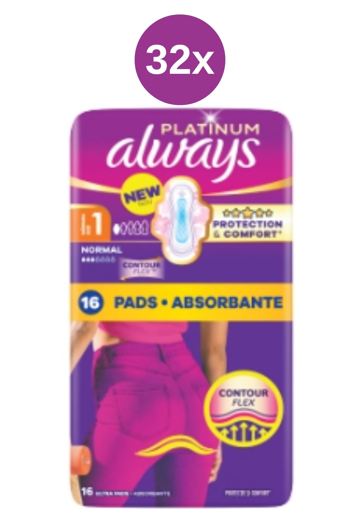 Inserții întotdeauna 32x (16 buc/folie) Platinum Ultra Duo