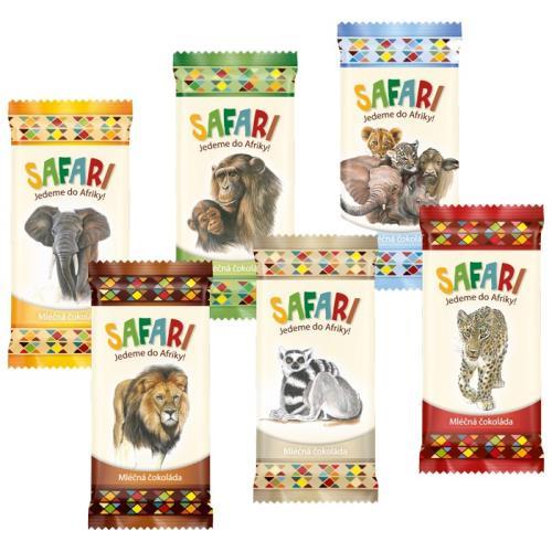 Carla ciocolată pentru copii Milk Safari 20g