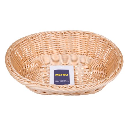 METRO PROFESSIONAL Coș oval din polipropilenă 27 cm bej 1 buc.