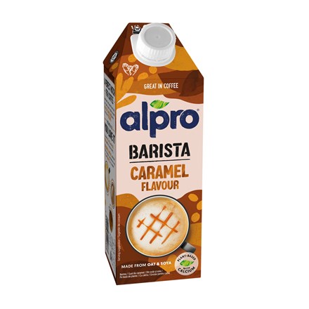 Băutură alpro Barista din ovăz și soia cu aromă de caramel 750 ml