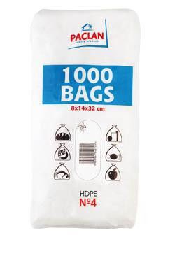 Pungi Paclan Micro-thin mărimea nr. 4 1000 buc.