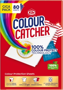Șervețele de spălat K2R COLOUR CATCHER, 80 buc.