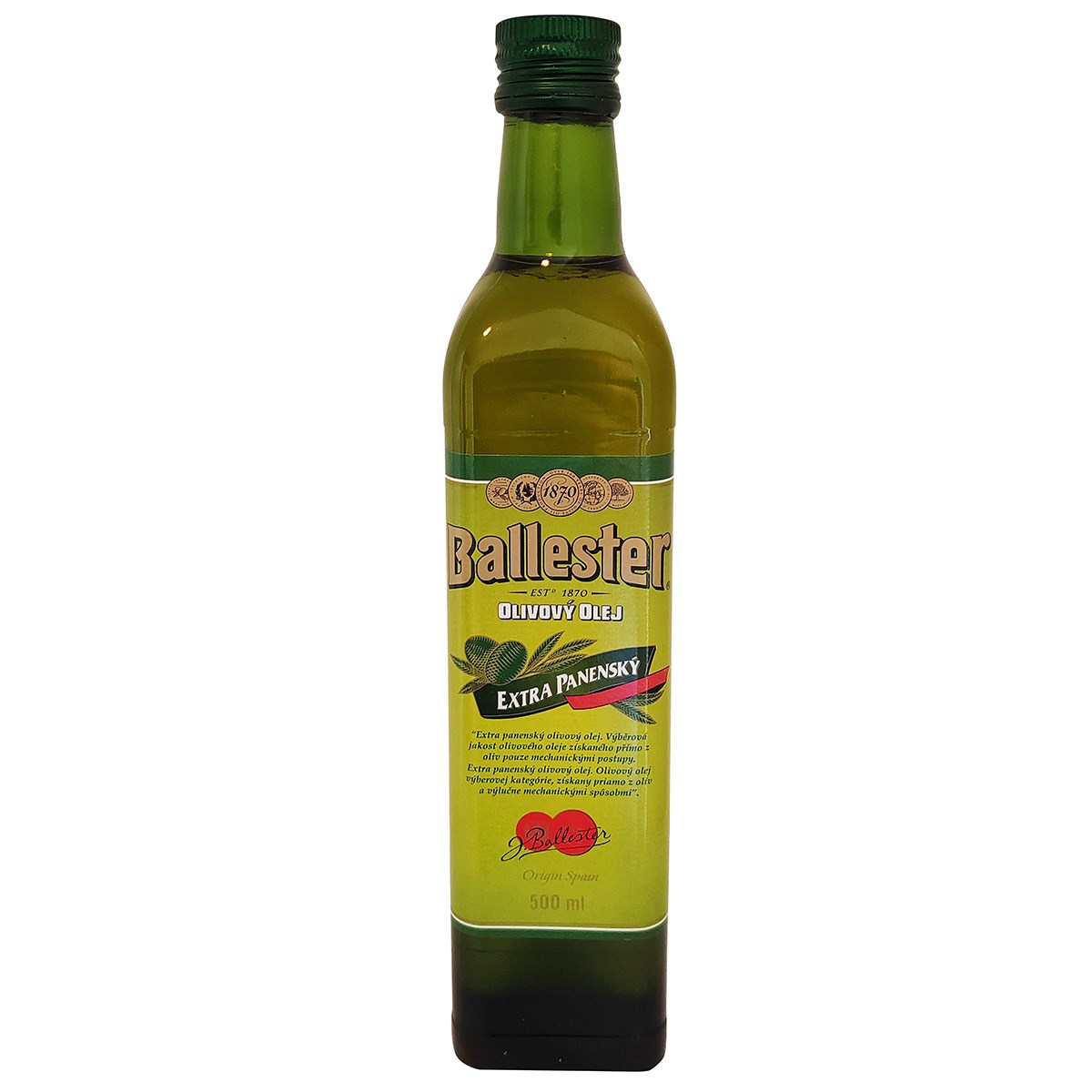 BALLESTER Ulei de măsline extravirgin 500 ml