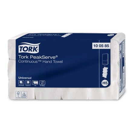 Prosoape de hârtie TORK Peakserve cu un singur strat, 12 buc.
