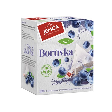 Ceai de afine Jemča, pliculețe piramidale, 36 g