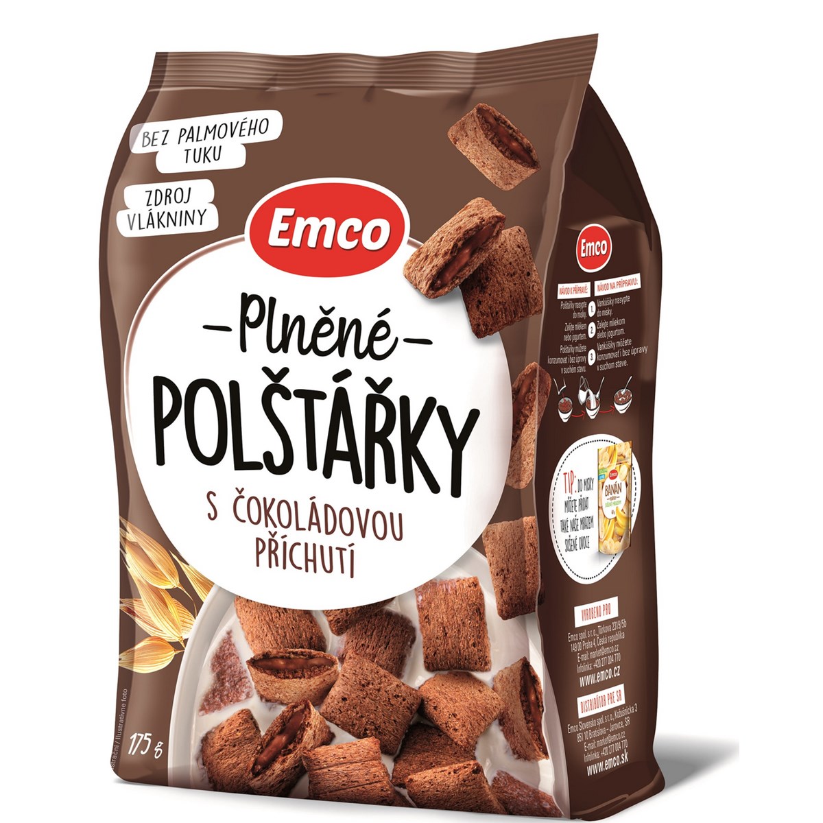 Emco Perne cu ciocolată 175 g