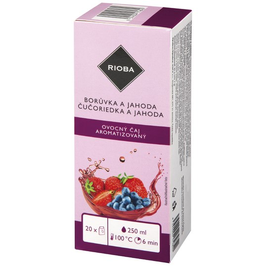 Rioba Ceai de Afine Capsuni 40 g