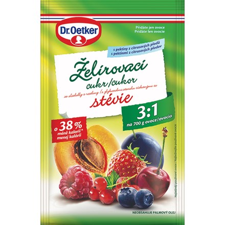 Zahăr gelificant Dr. Oetker cu stevie 250 g