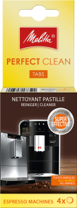 Tablete de curățare pentru aparatul de cafea Melitta Perfect Clean Espresso, 4 × 1,8 g
