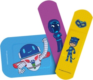 Plasturi Cosmos PJ Masks pentru copii, 3 mărimi, 12 buc.