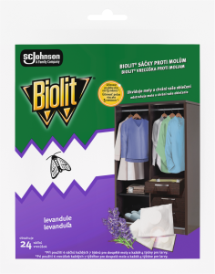 BIOLIT PUNGI ANTI-MOLII LAVANDĂ 24 BUC